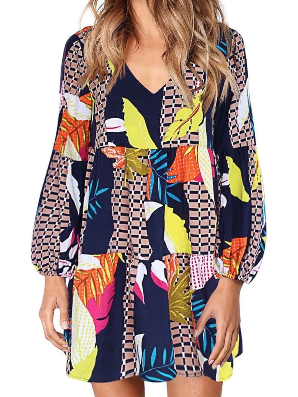 Geometric dress excellent condition size small